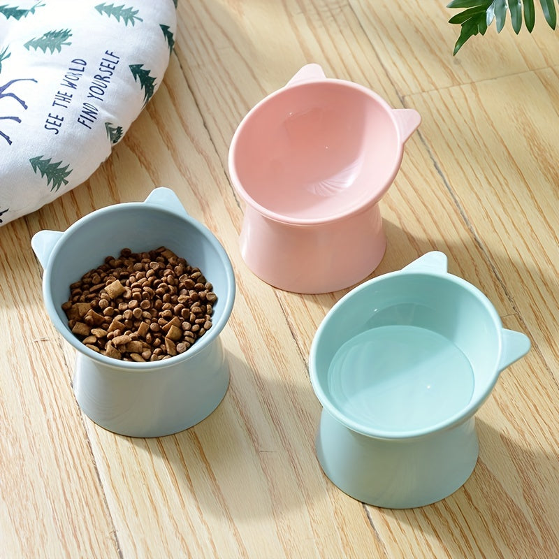 Premium Elevated Nordic-Style Tilted Pet Food Bowl