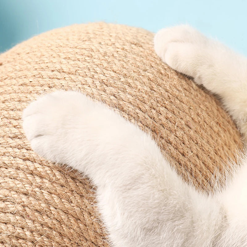 Cat Scratching Ball Toy | Sisal Rope Ball