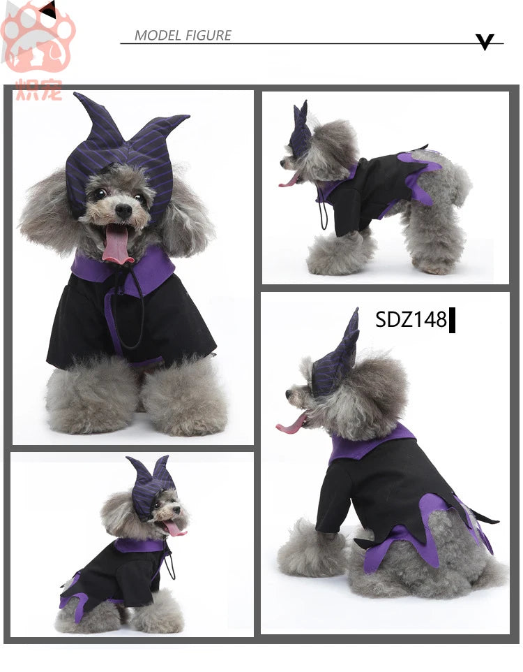 Spooky Maleficent Halloween Doggy Costume