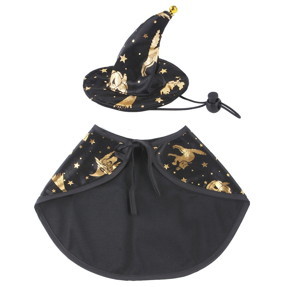 Halloween Dress Up Cat Witch’s Cloak | Multiple Colors