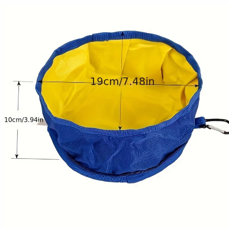 Portable Pet Water and Food Feeder Bowl | Waterproof | Bite Resistant