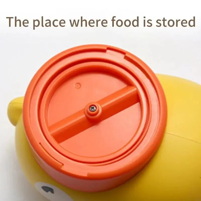 Duck Shaped Automatic Feeder | Cat or Dog Interactive Feeder Toy