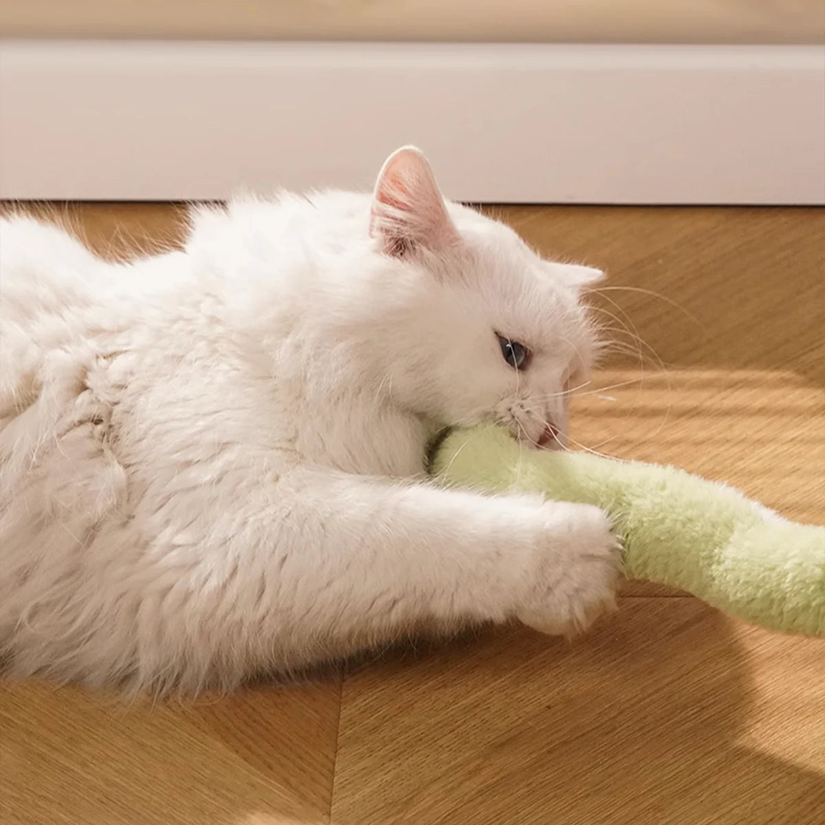 Squiggle Snake Cat Toy Chew-Proof | Interactive Plush Toy for Kittens/Puppies