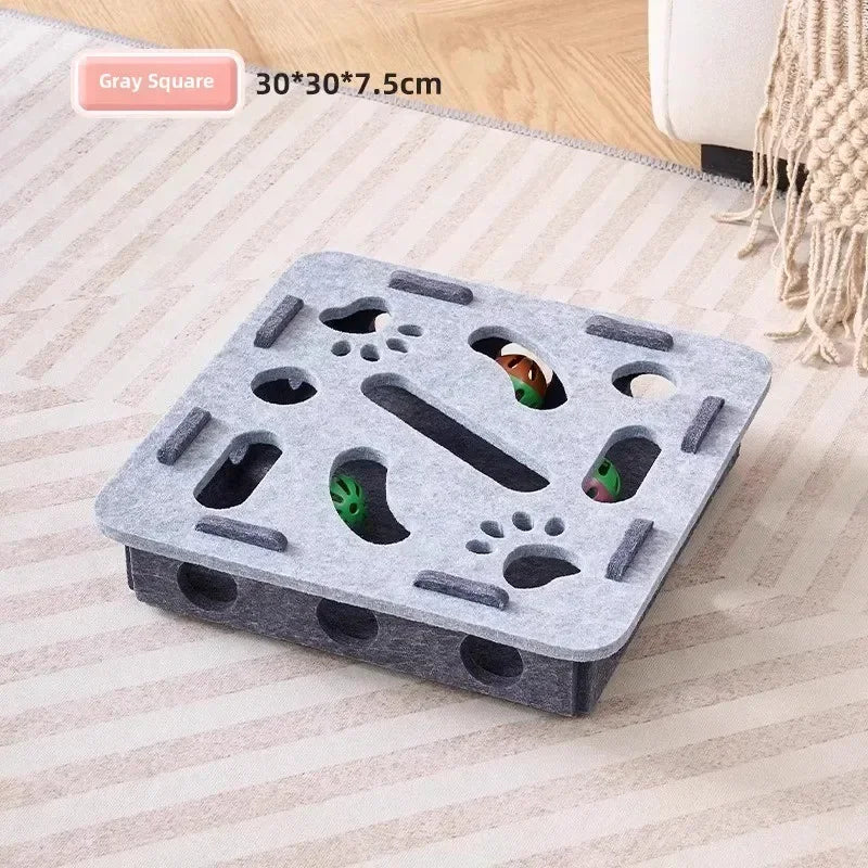 Cat and Dog Mental Stimulation Puzzle Toy | Felt Puzzle Box