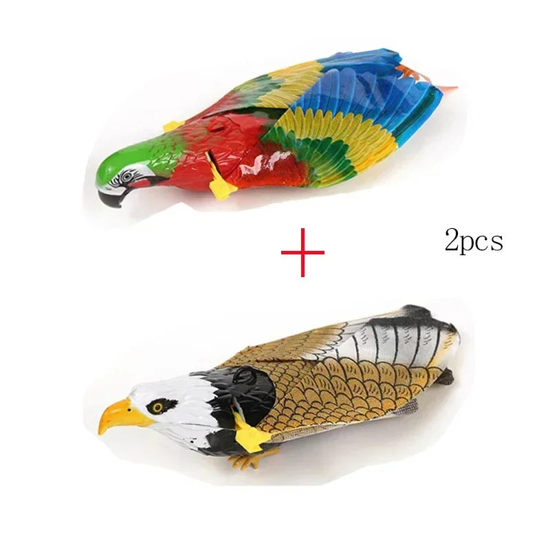 Electric Bird Simulation Interactive Cat Toy | Eagle or Parrot