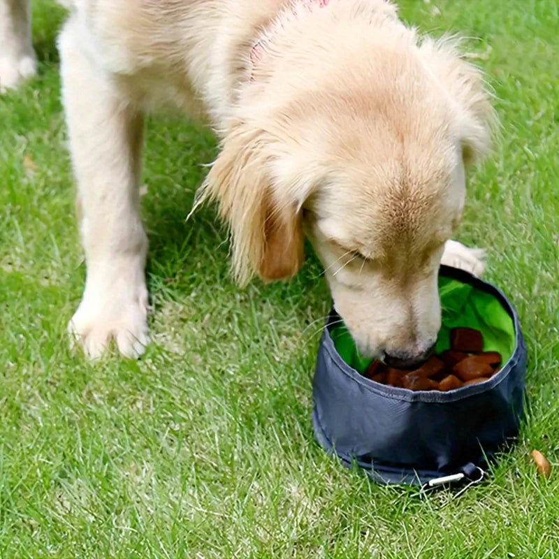 Portable Pet Water and Food Feeder Bowl | Waterproof | Bite Resistant