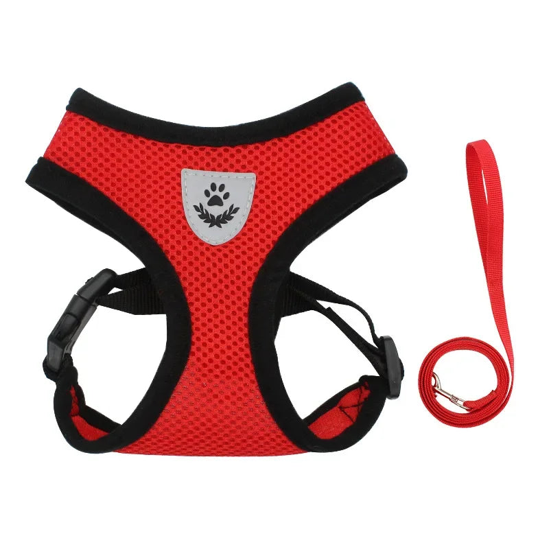 Summer Cat or Dog Harness Adjustable Vest | Polyester Mesh | Breathable