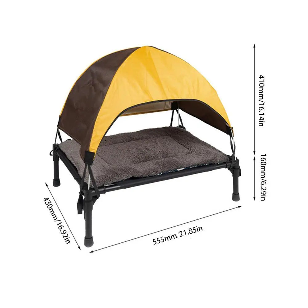 Foldable Elevated Outdoor Dog Camping Tent | Waterproof