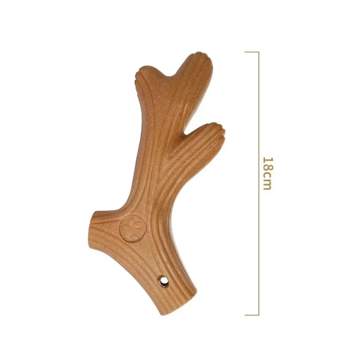 Durable Pine Wood-look Dog Chew Toy