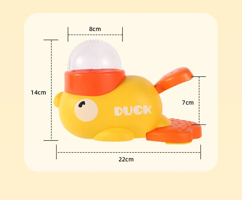 Duck Shaped Automatic Feeder | Cat or Dog Interactive Feeder Toy