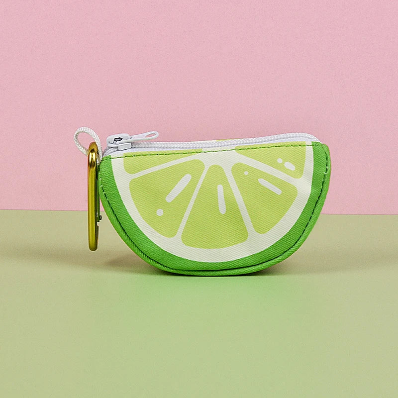 Cute Summer Fun Fruit Pet Garbage Bag Holder (Bags not Included) | Lime Lemon Strawberry Grapefruit | Clip-on