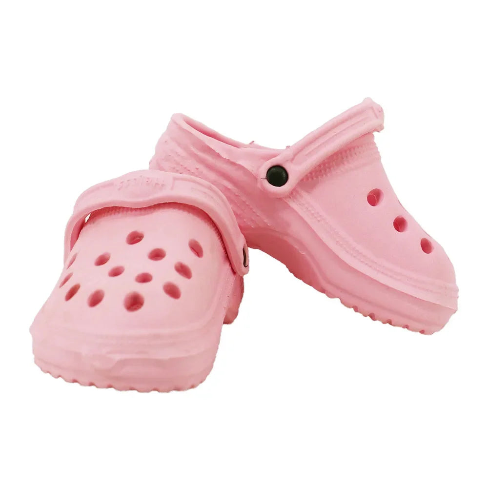 Fashionable Dog Shoes | Wear-resistant | Breathable | Skid-proof | Set of 2 | Blue Pink Yellow