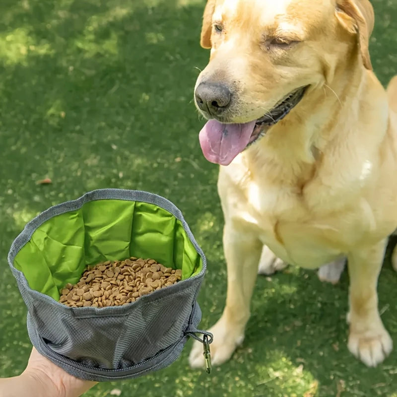 Portable Pet Water and Food Feeder Bowl | Waterproof | Bite Resistant