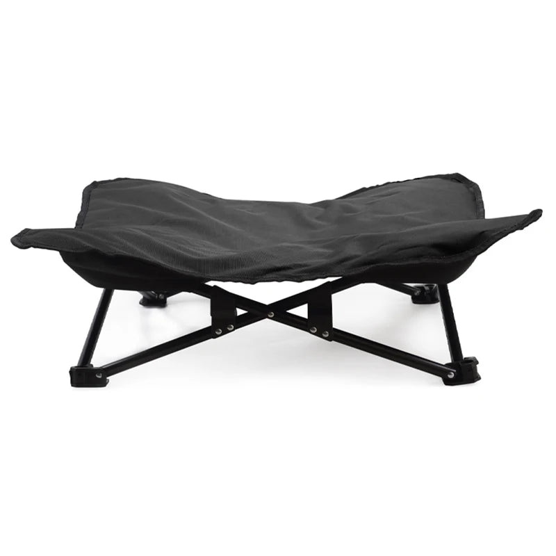 Elevated Outdoor Camping Foldable Pet Bed with Support and Mattress