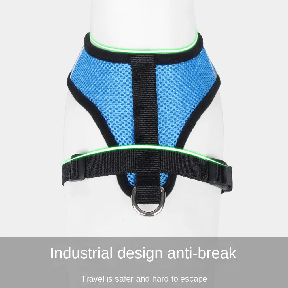 Summer Cat or Dog Harness Adjustable Vest | Polyester Mesh | Breathable