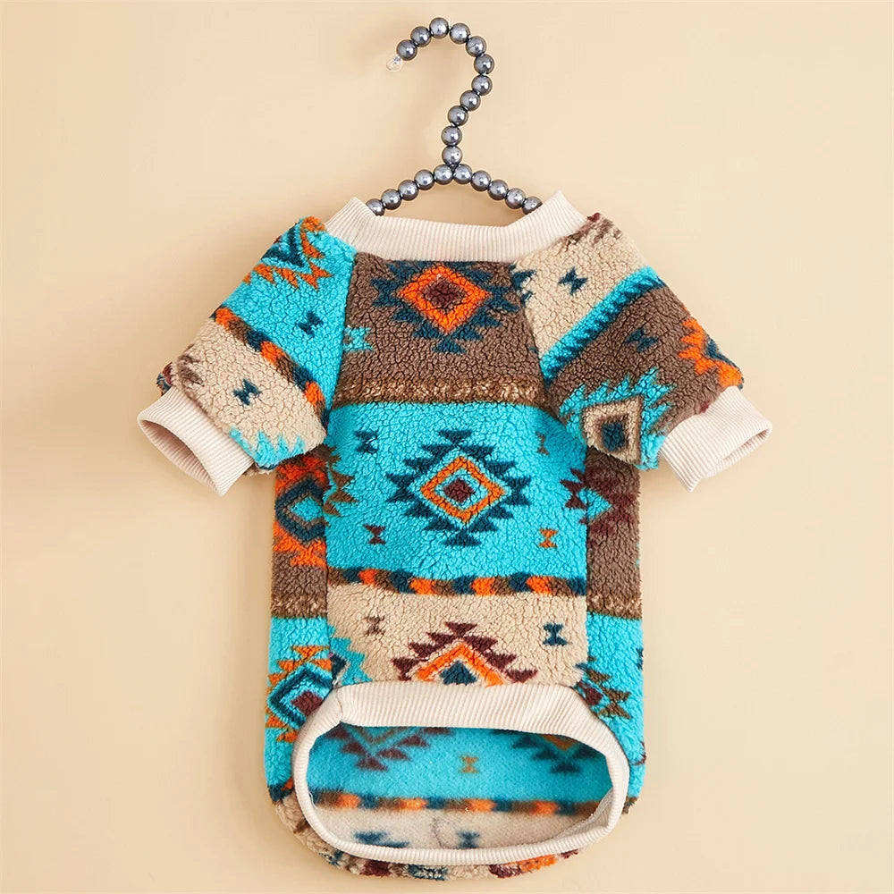 Warm Woolen Fleece Sweater for Dogs | Multiple Colors/Patterns