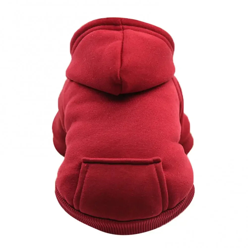 Pet Hooded Sweatshirt for Dogs and Cats with Pocket