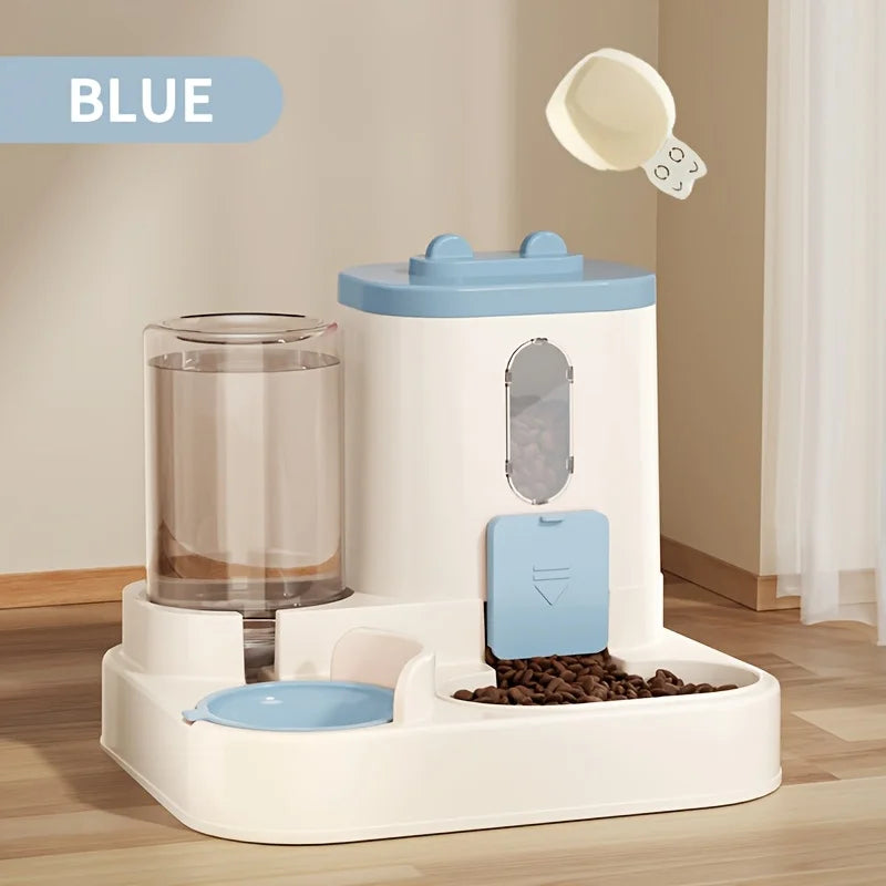 2in 1 Cat or Dog Food Dispenser |
Water and Food Integrated | Fully Automatic | Pink Yellow Blue Gray