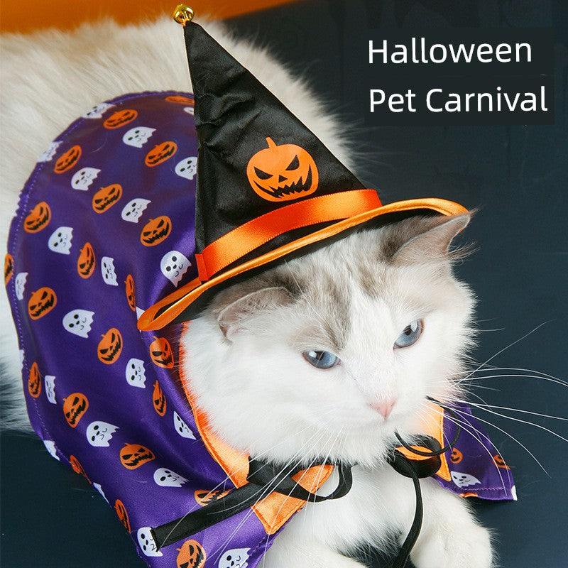 Halloween Dress Up Cat Witch’s Cloak | Multiple Colors