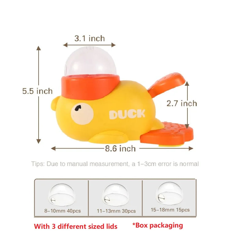 Duck Shaped Automatic Feeder | Cat or Dog Interactive Feeder Toy
