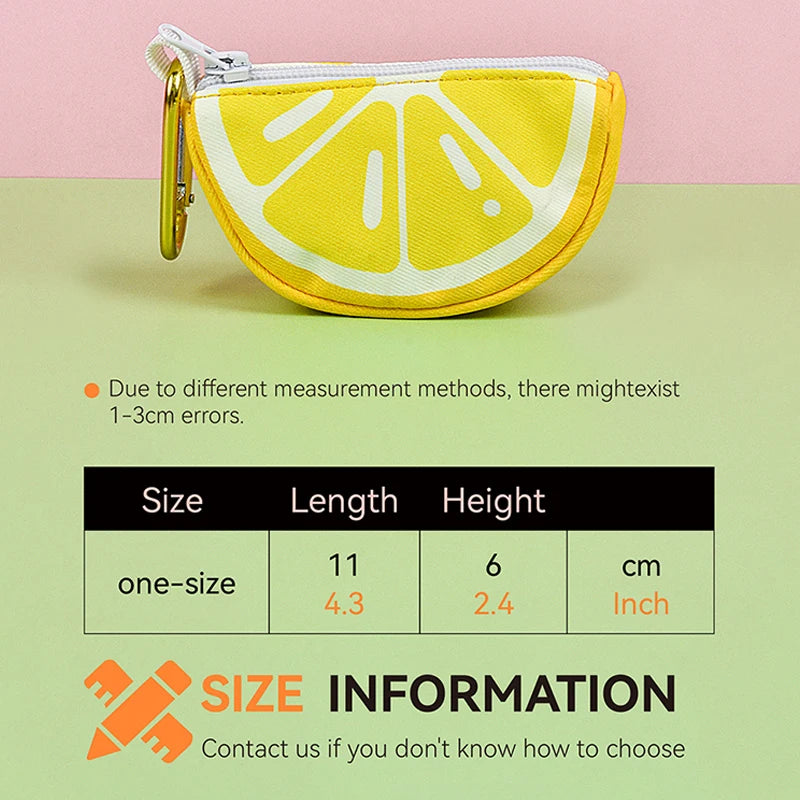 Cute Summer Fun Fruit Pet Garbage Bag Holder (Bags not Included) | Lime Lemon Strawberry Grapefruit | Clip-on