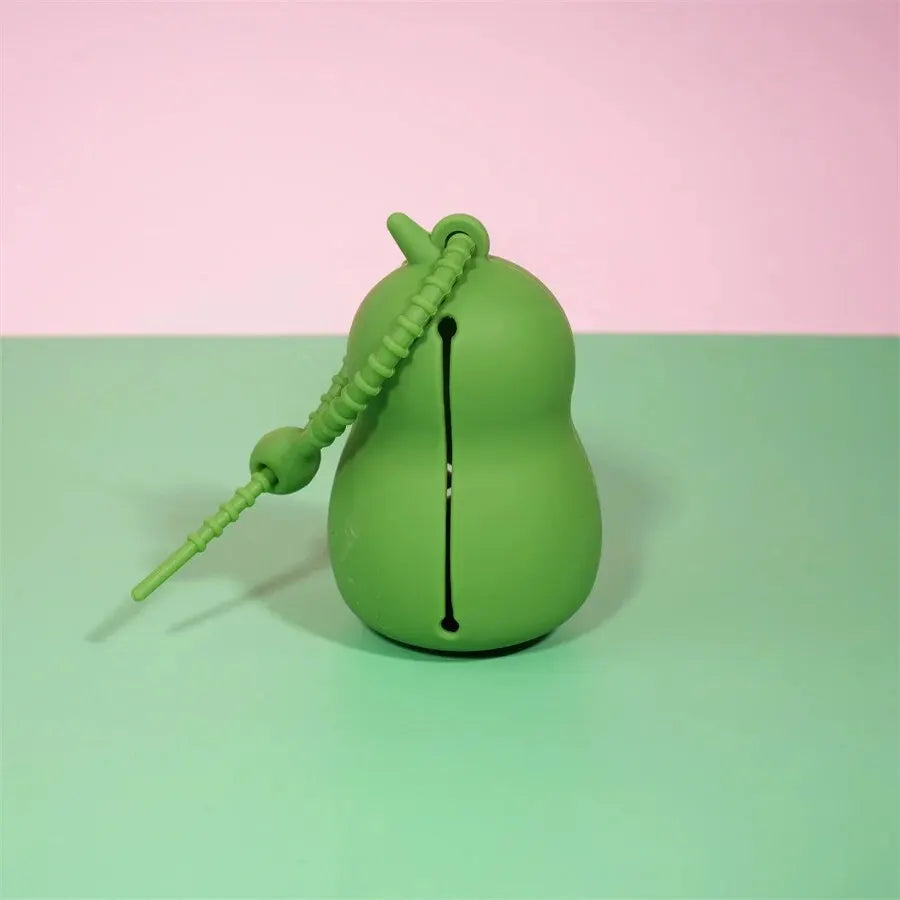 1 Cute Avocado Dispenser + 1 Roll of Garbage Bags (Poop Bags)