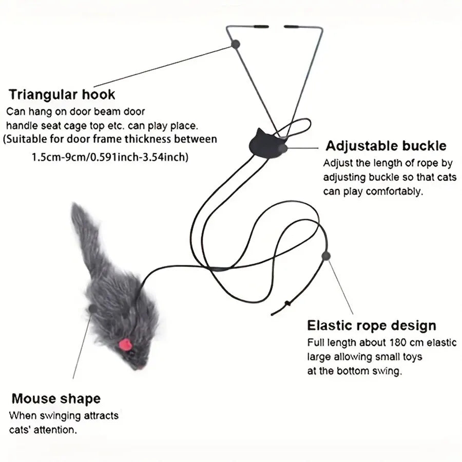 Door Hanging Cat Toy