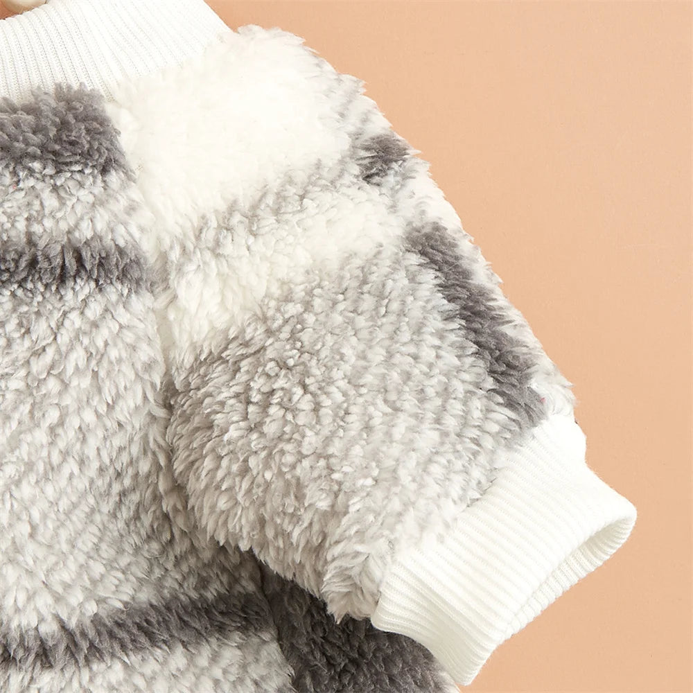 Warm Woolen Fleece Sweater for Dogs | Multiple Colors/Patterns