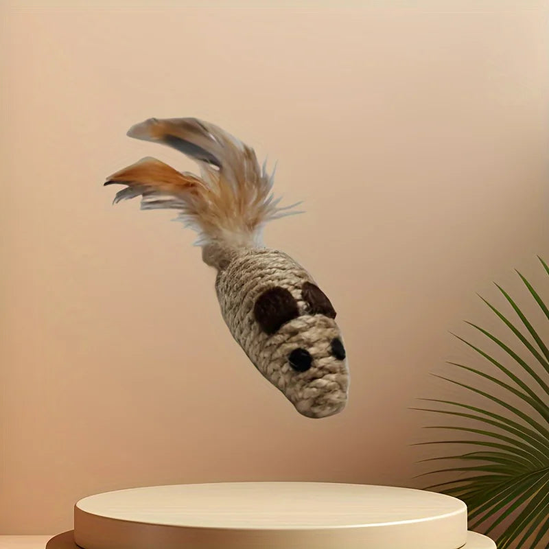 Sisal Mouse Cat Toy | Natural | Eco-friendly