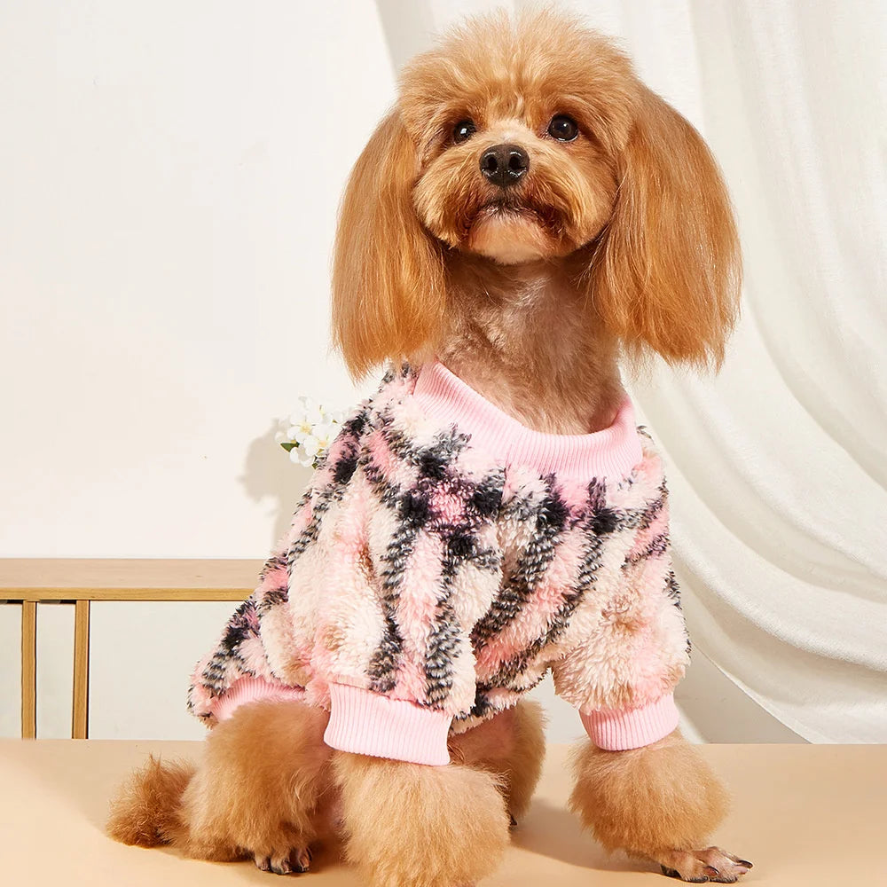 Warm Woolen Fleece Sweater for Dogs | Multiple Colors/Patterns