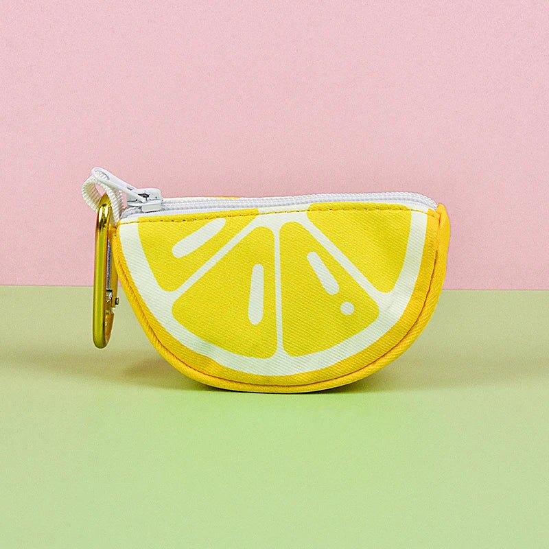 Cute Summer Fun Fruit Pet Garbage Bag Holder (Bags not Included) | Lime Lemon Strawberry Grapefruit | Clip-on