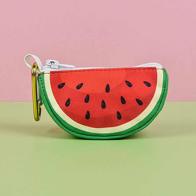 Cute Summer Fun Fruit Pet Garbage Bag Holder (Bags not Included) | Lime Lemon Strawberry Grapefruit | Clip-on