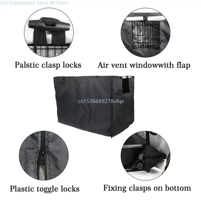 Dog Crate Cover for Anxious Dogs | Breathable | Washable | Bite Resistant