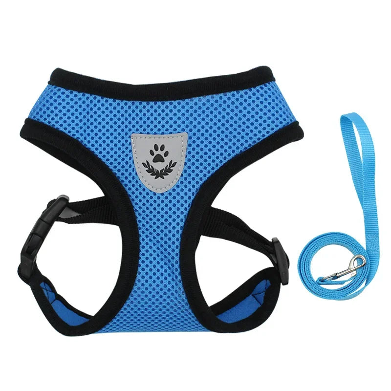 Summer Cat or Dog Harness Adjustable Vest | Polyester Mesh | Breathable