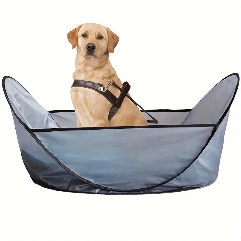 Dog and Cat Easy Hair Catcher Tent | Waterproof Adjustable Breathable Mesh for Shaving/Brushing