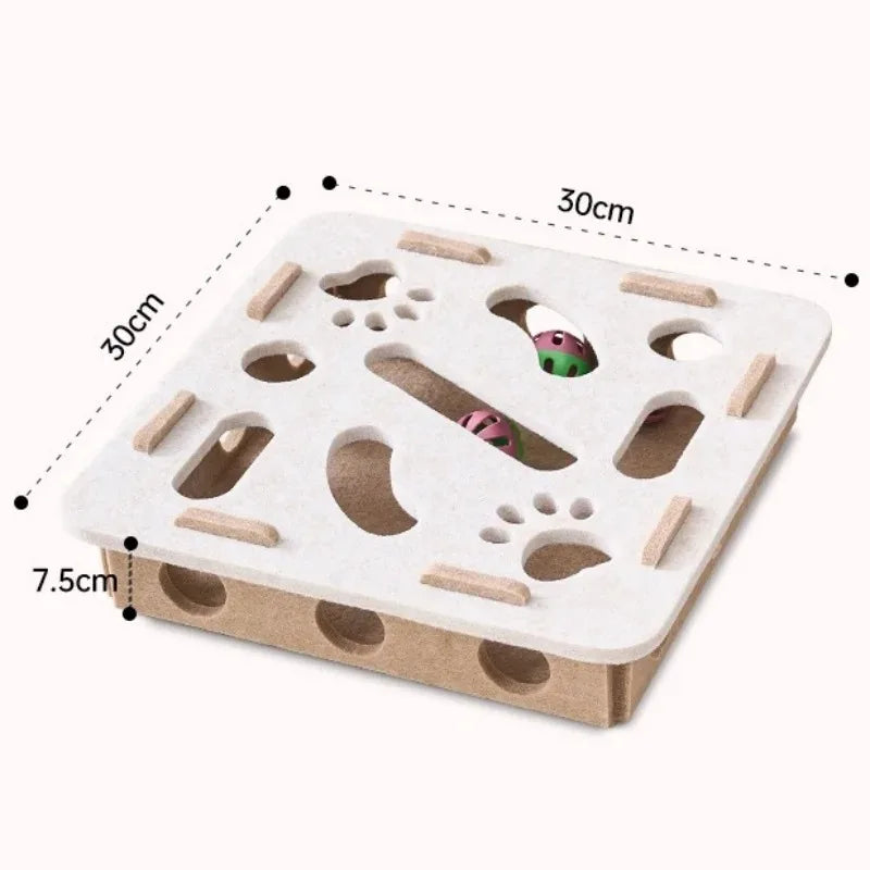 Cat and Dog Mental Stimulation Puzzle Toy | Felt Puzzle Box