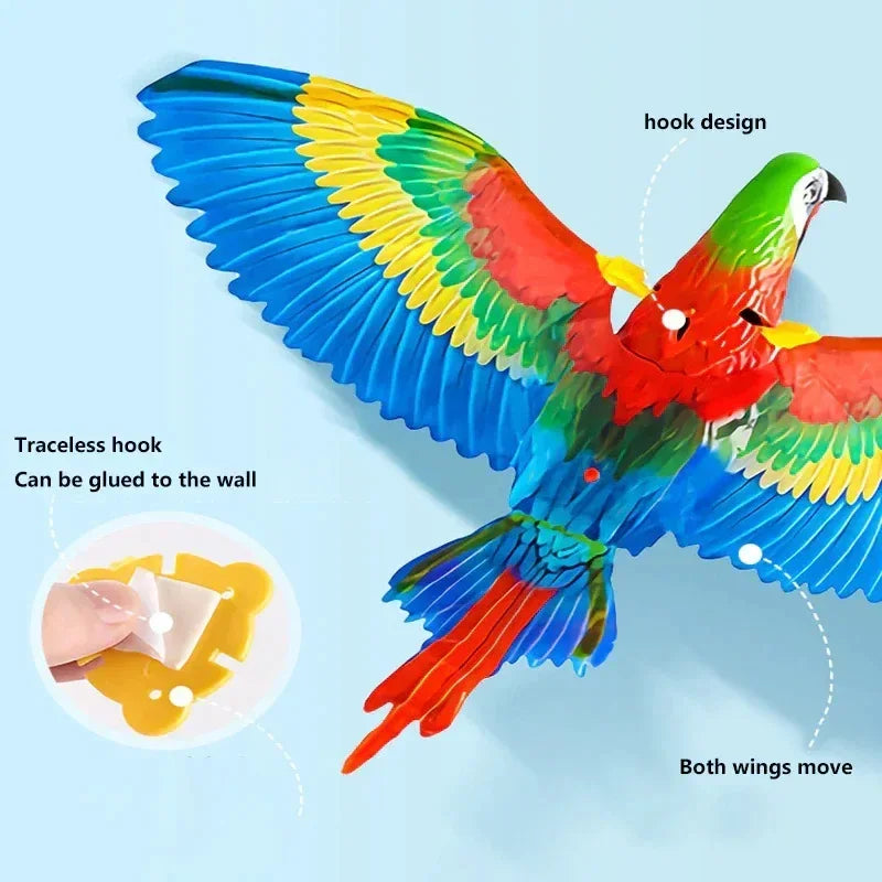 Electric Bird Simulation Interactive Cat Toy | Eagle or Parrot