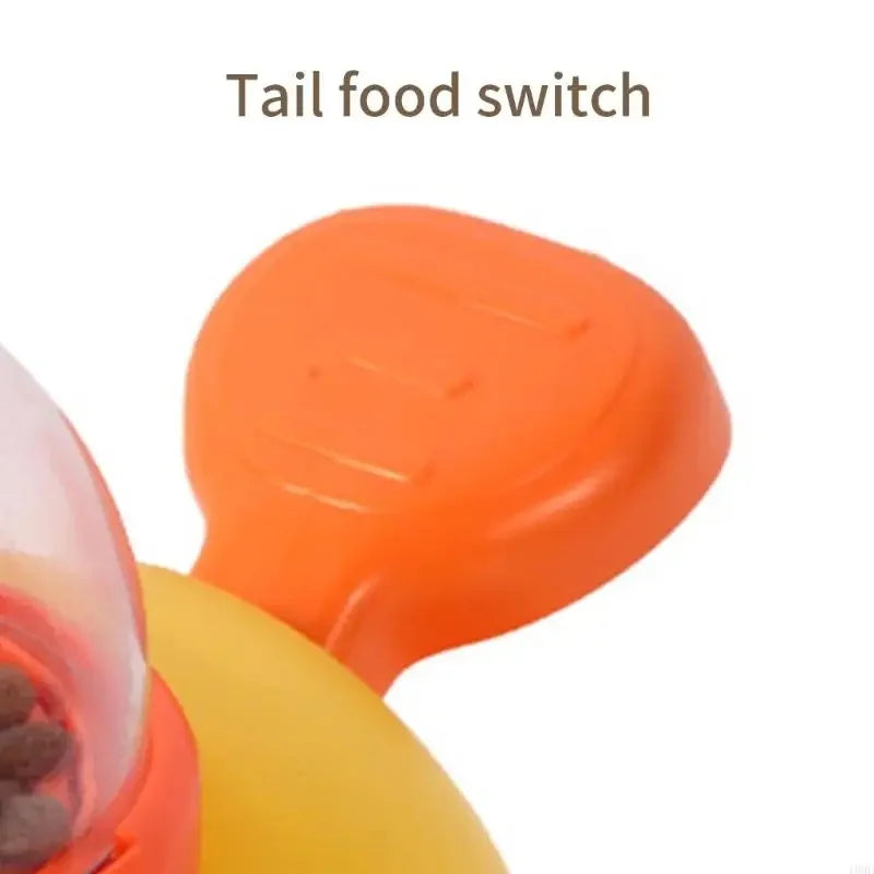 Duck Shaped Automatic Feeder | Cat or Dog Interactive Feeder Toy