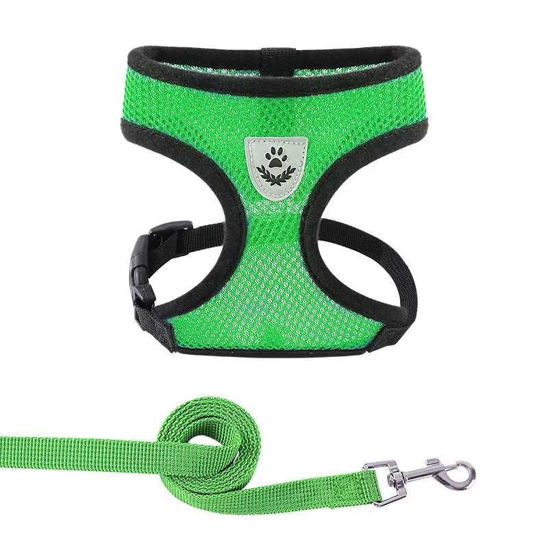 Summer Cat or Dog Harness Adjustable Vest | Polyester Mesh | Breathable
