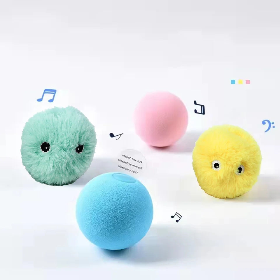 Smart Cat or Kitten Toy Interactive Ball | Electric Catnip Training Toy