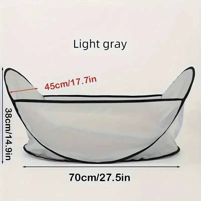 Dog and Cat Easy Hair Catcher Tent | Waterproof Adjustable Breathable Mesh for Shaving/Brushing