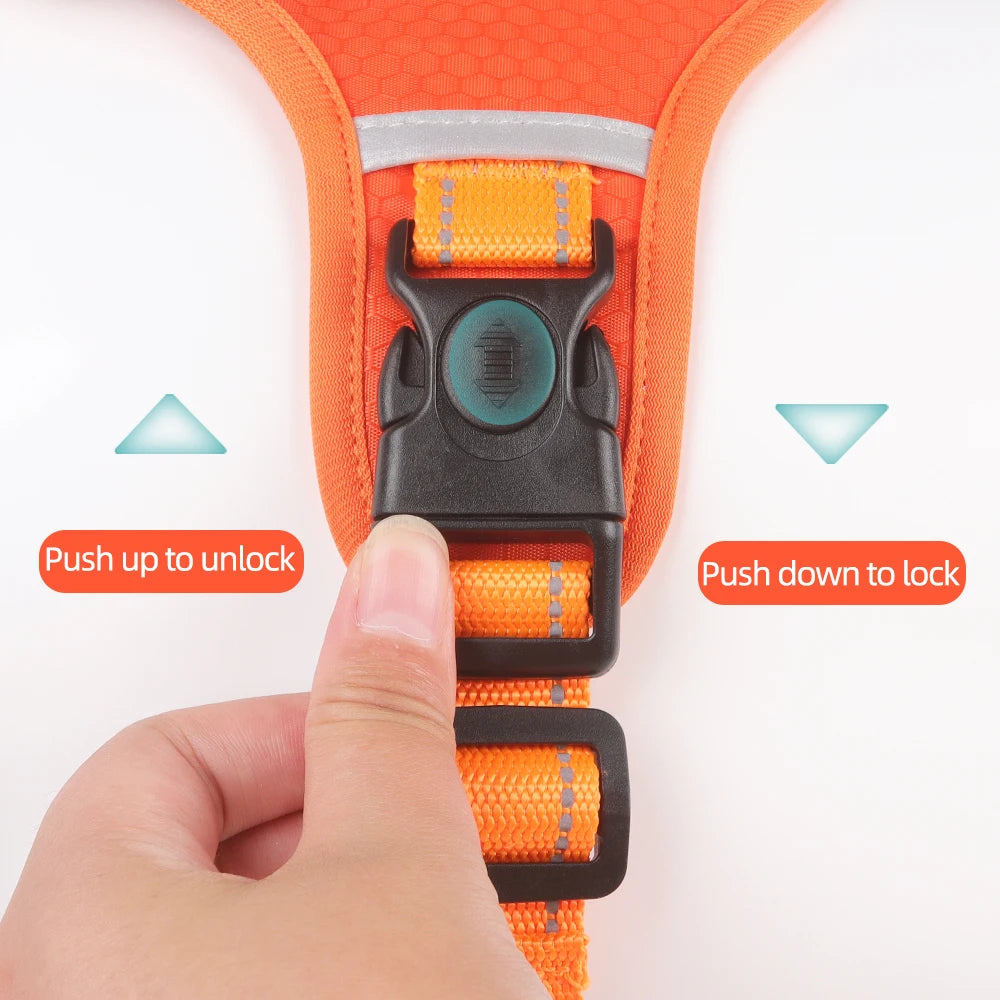Reflective Dog Chest Harness
| Sturdy | Comfortable