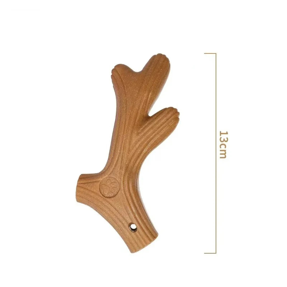 Durable Pine Wood-look Dog Chew Toy