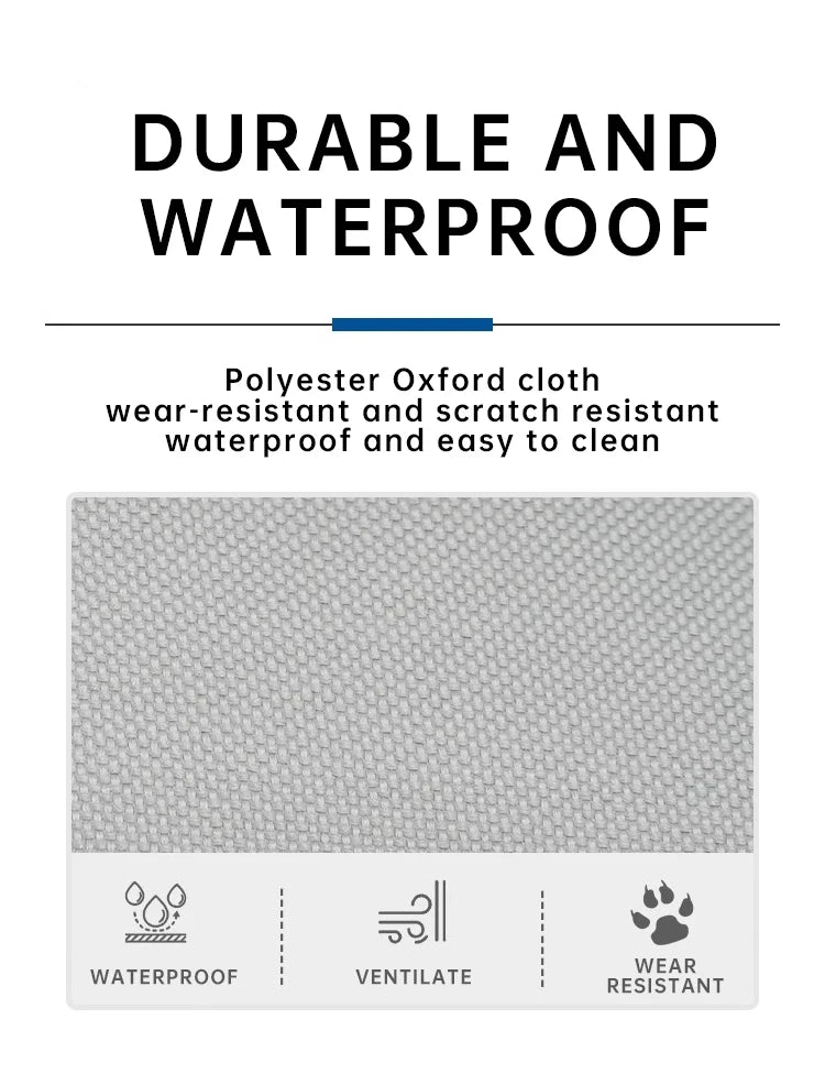 Elevated Outdoor Camping Foldable Pet Bed with Support and Mattress