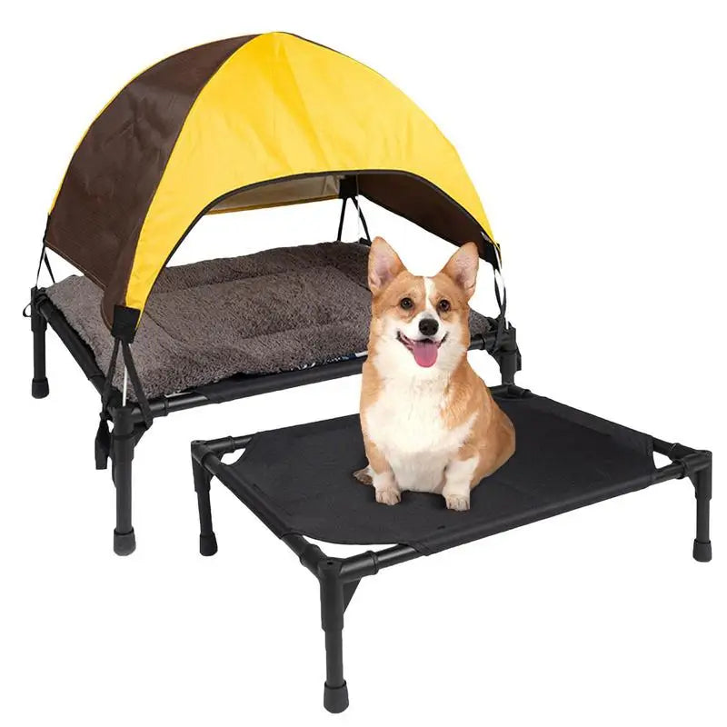 Foldable Elevated Outdoor Dog Camping Tent | Waterproof