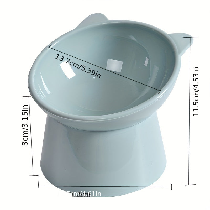 Premium Elevated Nordic-Style Tilted Pet Food Bowl