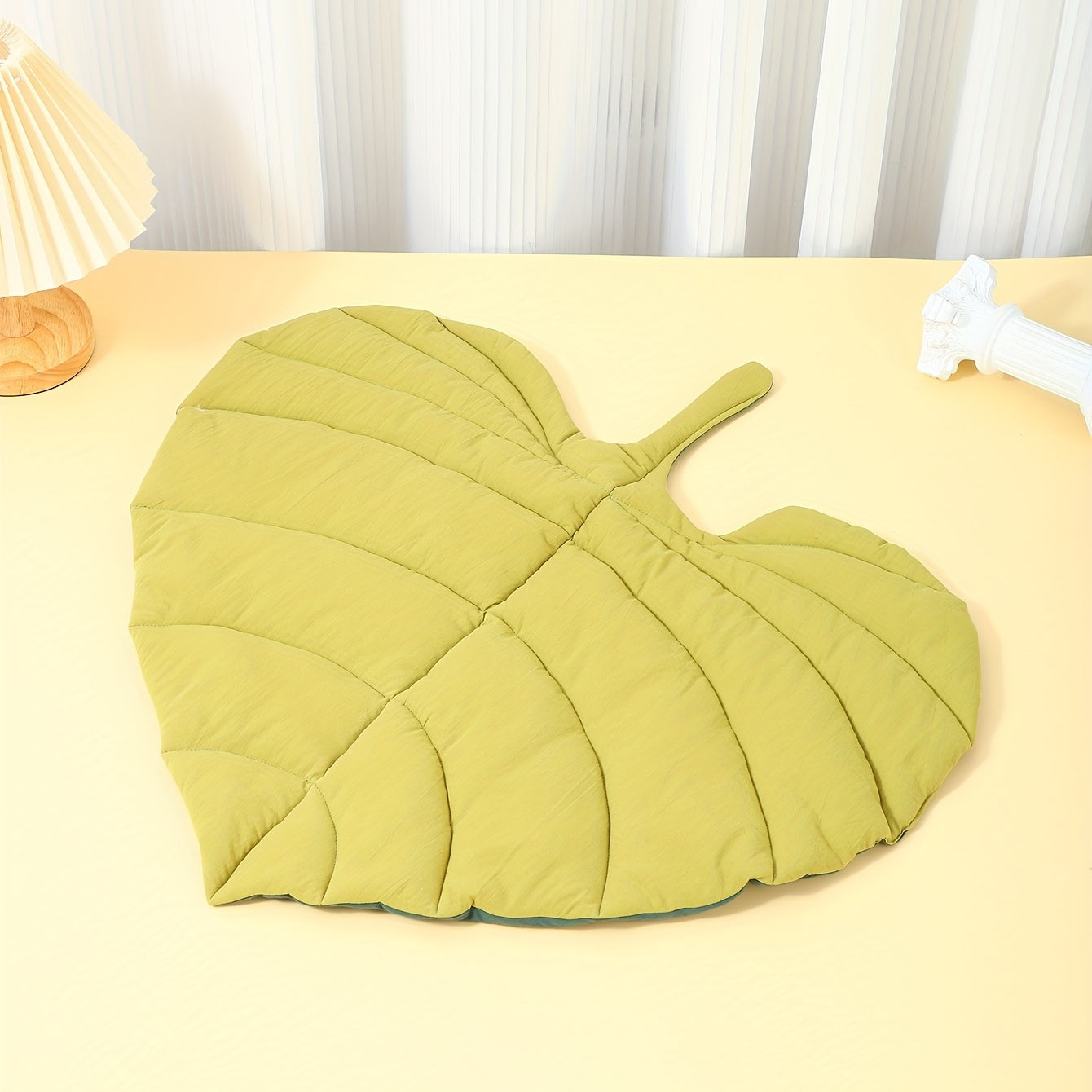 Springtime Leaf Pet Mat |Perfect Floor Cushion | Reversible 20x27 in.
