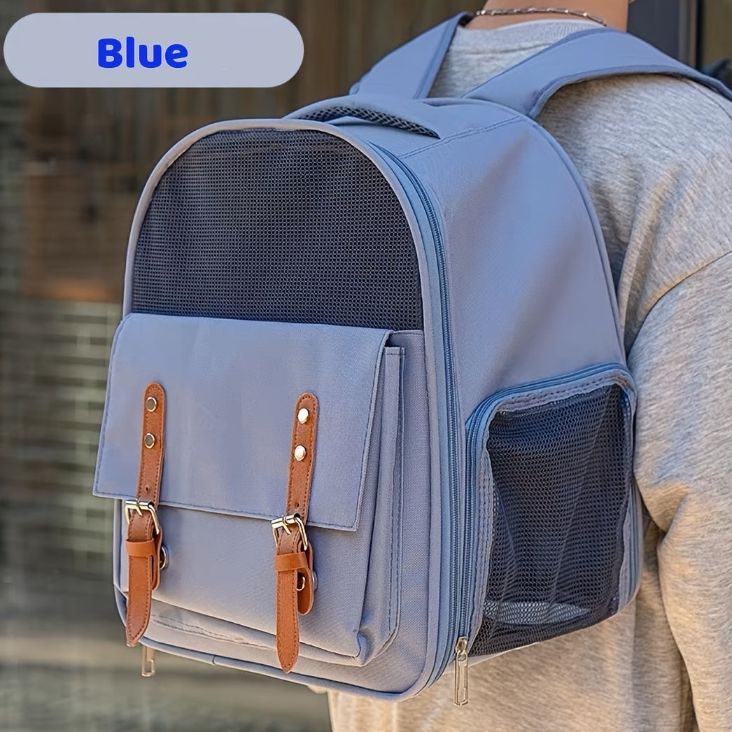 Comfy Camper Pet Backpack Carrier for Cats and Small Dogs | Outdoor Adventurers | Camping Adventures