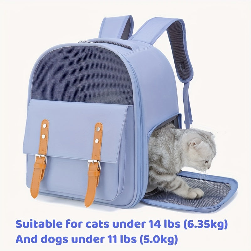 Comfy Camper Pet Backpack Carrier for Cats and Small Dogs | Outdoor Adventurers | Camping Adventures