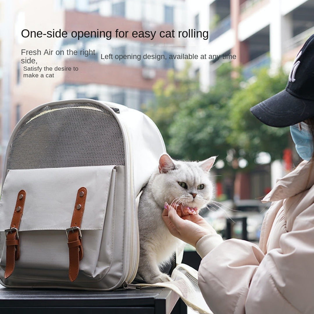 Comfy Camper Pet Backpack Carrier for Cats and Small Dogs | Outdoor Adventurers | Camping Adventures